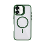 Étui Rixus Classic 03 avec MagSafe pour Apple iPhone 16 vert foncé