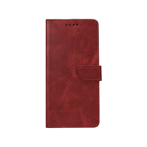 Rixus Bookcase pour Apple iPhone 16 Rouge foncé