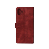 Bibliothèque Rixus pour Samsung Galaxy A04e rouge foncé