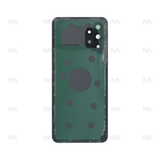 Vitre arrière pour Samsung Galaxy A32 5G A326B avec objectif, blanc génial, OEM