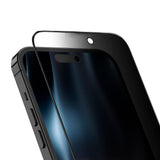 Verre trempé Rixus Privacy Full Curved Edge pour Apple iPhone 17 Pro