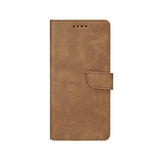 Bibliothèque Rixus pour Samsung Galaxy A21s Marron clair