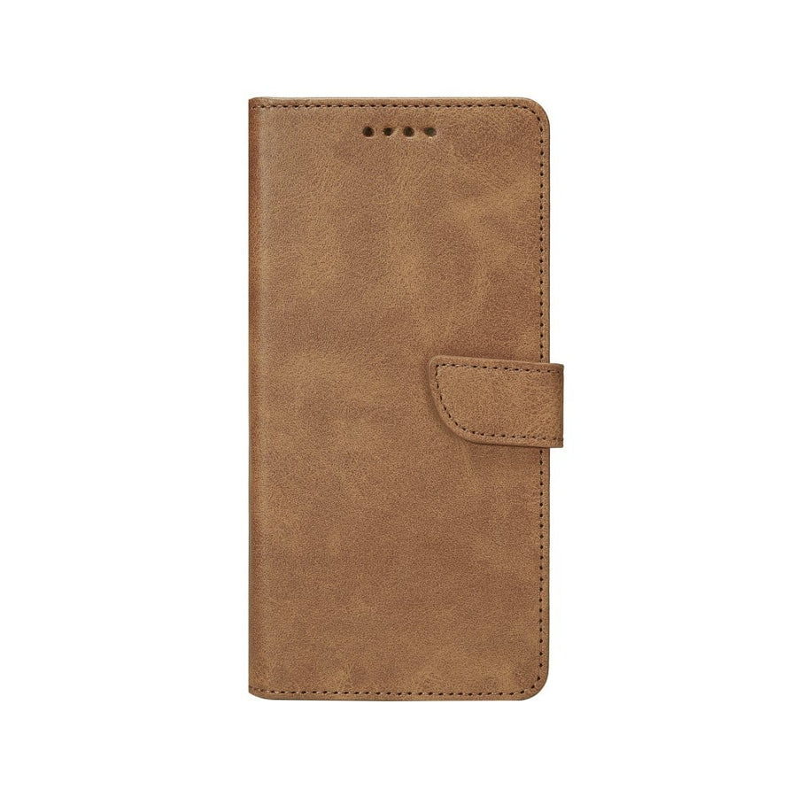 Bibliothèque Rixus pour Samsung Galaxy A21s Marron clair