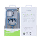 Étui Rixus Classic 03 avec MagSafe pour Apple iPhone 16 Pro Max bleu clair