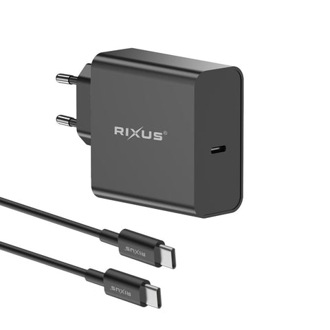 Chargeur universel USB-C Rixus RXLC24 noir