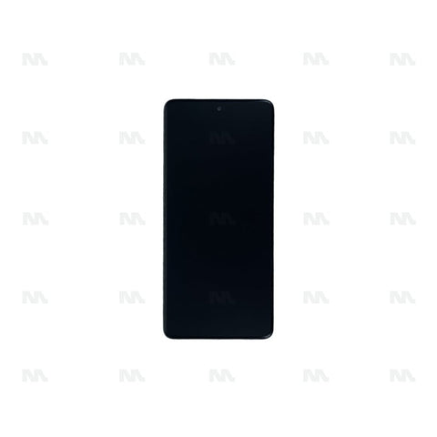 Chassis + Ecran Officiel Service Pack + Vitre pour Samsung Galaxy M51 M515F - Celestial Black
