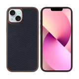 Coque Mag Carbon avec MagSafe pour Apple iPhone 13 - Marron