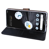 Rixus Bookcase pour Google Pixel 7 Pro Noir