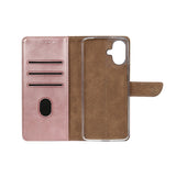 Rixus Bookcase pour Apple iPhone 16 Plus Rose
