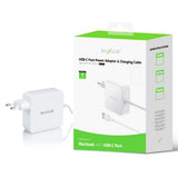 Adaptateur secteur Rixus RXMCTC 96 W USB-C blanc