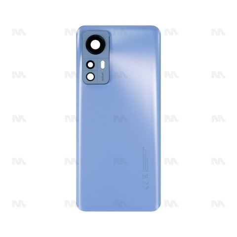 Vitre arrière pour Xiaomi 12 avec objectif bleu OEM