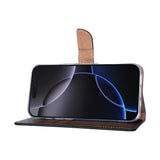 Rixus Bookcase pour Apple iPhone 17 Pro Max Noir
