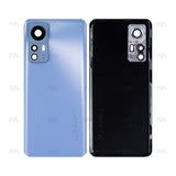 Vitre arrière pour Xiaomi 12 avec objectif bleu OEM