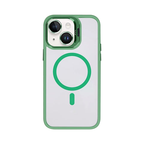 Étui Rixus Classic 03 avec MagSafe pour Apple iPhone 15 vert clair