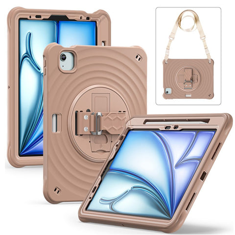Étui antichoc Rixus RXTC08 pour Apple iPad Pro 11 pouces (2024) Latte