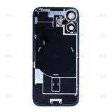 Vitre Arrière avec NFC, cadre de caméra agrandi pour Apple iPhone 17 – bleu brumeux – Reconditionné