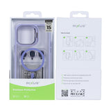 Étui Rixus Classic 03 avec MagSafe pour Apple iPhone 15 Pro Max violet clair