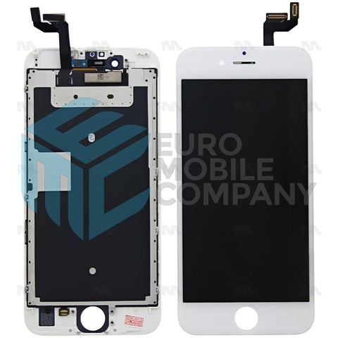 Ecran Original OEM + Vitre pour iPhone 6S Metal plate / Replacement Glass - Blanc