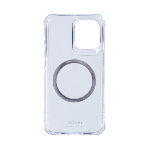 Étui antichoc Rixus Armor-X avec MagSafe pour Apple iPhone 16 transparent