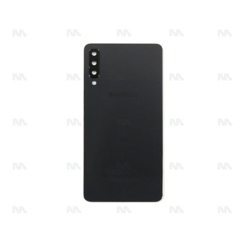 Vitre arrière pour Samsung Galaxy A7 A750F (2018) avec objectif – Noir – OEM