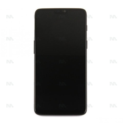 Chassis + Ecran LCD + Vitre pour Oneplus 6 - Midnight Black
