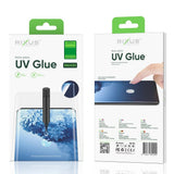 Verre trempé avec colle UV Rixus pour Samsung Galaxy S8, S9