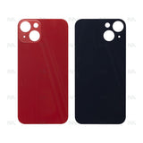 Vitre Arrière avec bloc complet pour Apple iPhone 13, cadre d'appareil photo agrandi rouge Compatible