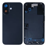 Boîtier avec petites pièces pour Apple iPhone 16 - Noir - OEM