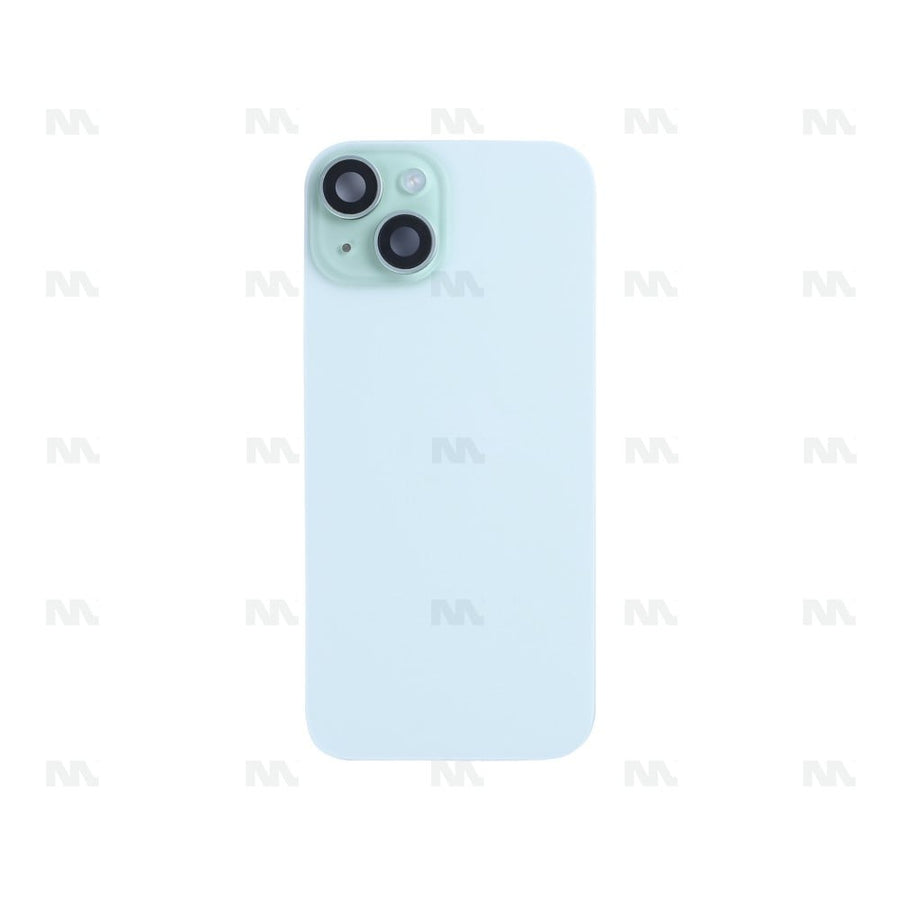 Vitre Arrière avec NFC, cadre d'appareil photo agrandi pour Apple iPhone 15 - Vert - Reconditionné