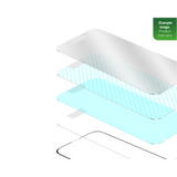 Verre trempé mat Rixus pour Apple iPhone 13 Pro Max, 14 Plus
