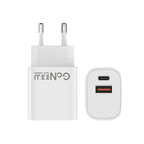 Adaptateur PD Quick GaN CH33W USB-A vers USB-C 33 W blanc