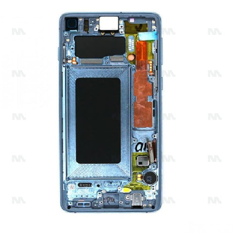 Ecran LCD complet pour Samsung Galaxy S10 SM-G973F (GH82-18850C) - Bleu