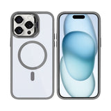 Étui Rixus Classic 03 avec MagSafe pour Apple iPhone 15 Pro gris titane