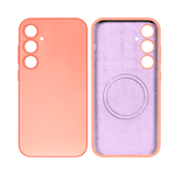 Coque de téléphone souple en TPU Rixus avec MagSafe pour Samsung Galaxy S24 rose