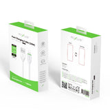 Câble de synchronisation des données et de recharge rapide Rixus RX2023 – 2 m – Blanc