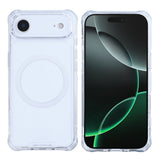 Étui antichoc Rixus Armor-X avec MagSafe pour Apple iPhone 17 Air transparent
