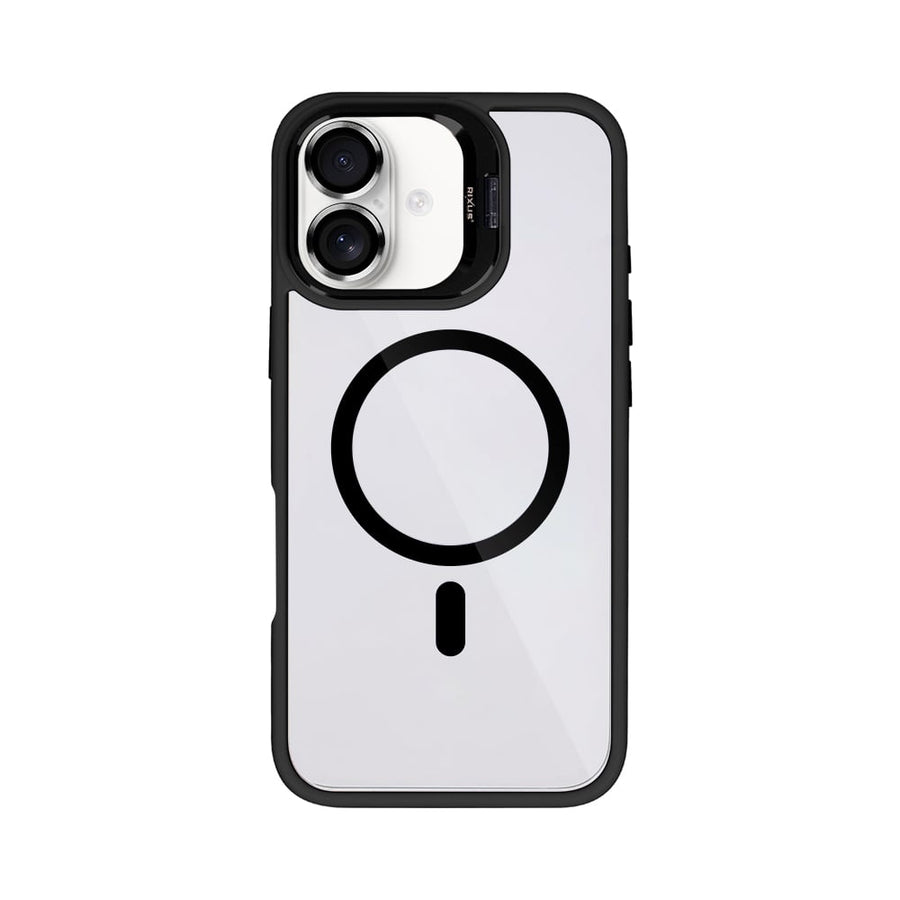 Étui Rixus Classic 03 avec MagSafe pour Apple iPhone 16 Noir