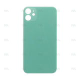 Vitre Arrière pour Apple iPhone 11, cadre de caméra agrandi, vert, compatible