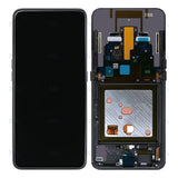 Chassis + Ecran Officiel Service Pack + Vitre pour Samsung Galaxy A80 A805F - Phantom Black