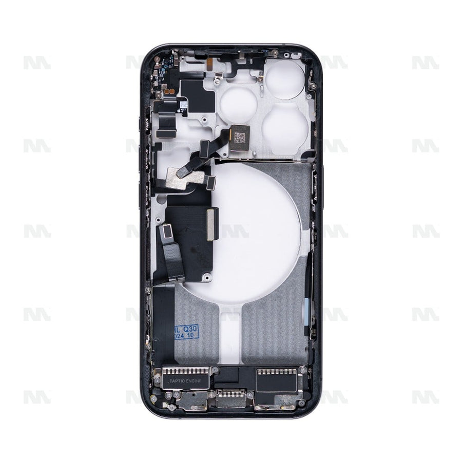 Cadre central en titane noir OEM pour Apple iPhone 15 Pro