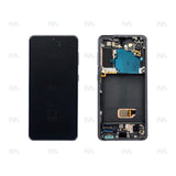 Chassis + Ecran LCD + Vitre pour Samsung Galaxy S21 5G G991B Phantom Grey Pre - Assembled