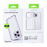 Étui antichoc Rixus Armor-X avec MagSafe pour Apple iPhone 11 Pro transparent