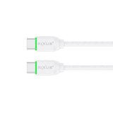 Câble Rixus RX2015 pour synchronisation des données et recharge rapide USB-C vers USB-C 1 m