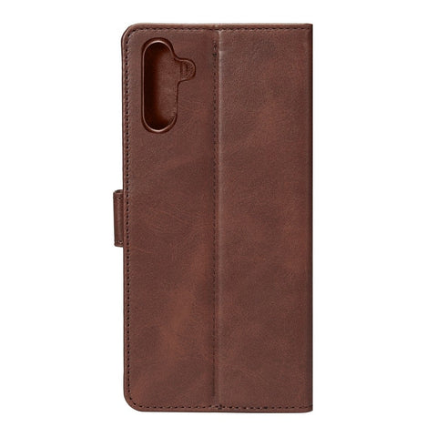 Etui livre pour Samsung Galaxy A15 5G - Marron