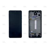 Chassis + Ecran Officiel Service Pack + Vitre pour Samsung Galaxy A52s 5G A528B - Awesome White