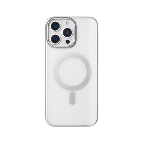 Étui Rixus Instinct Mag pour Apple iPhone 16 Pro Argent