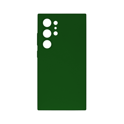 Coque de téléphone souple en TPU noir avec MagSafe pour Samsung Galaxy S24 Ultra vert