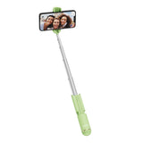 Perche à selfie mini intégrée Rixus RXSF30G Bluetooth verte