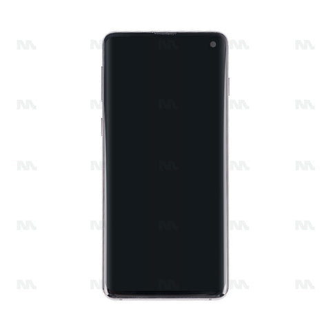 Chassis + Ecran Original Reconditionné + Vitre pour Samsung Galaxy S10 G973F - Prism Black