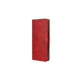 Rixus Bookcase pour Apple iPhone 15 Pro Rouge foncé